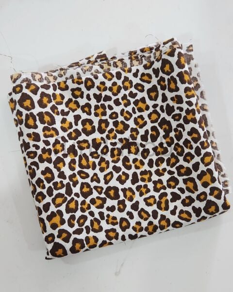 Leopar Desen Poplin Kumaş (50x80 cm)