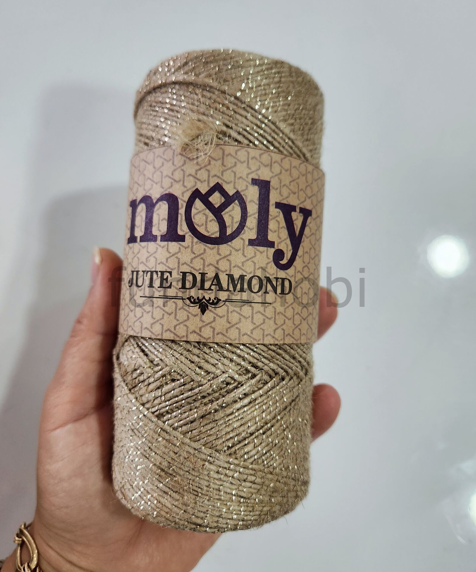 Moly Jute Dıamond (Simli Jüt) Gold Sim