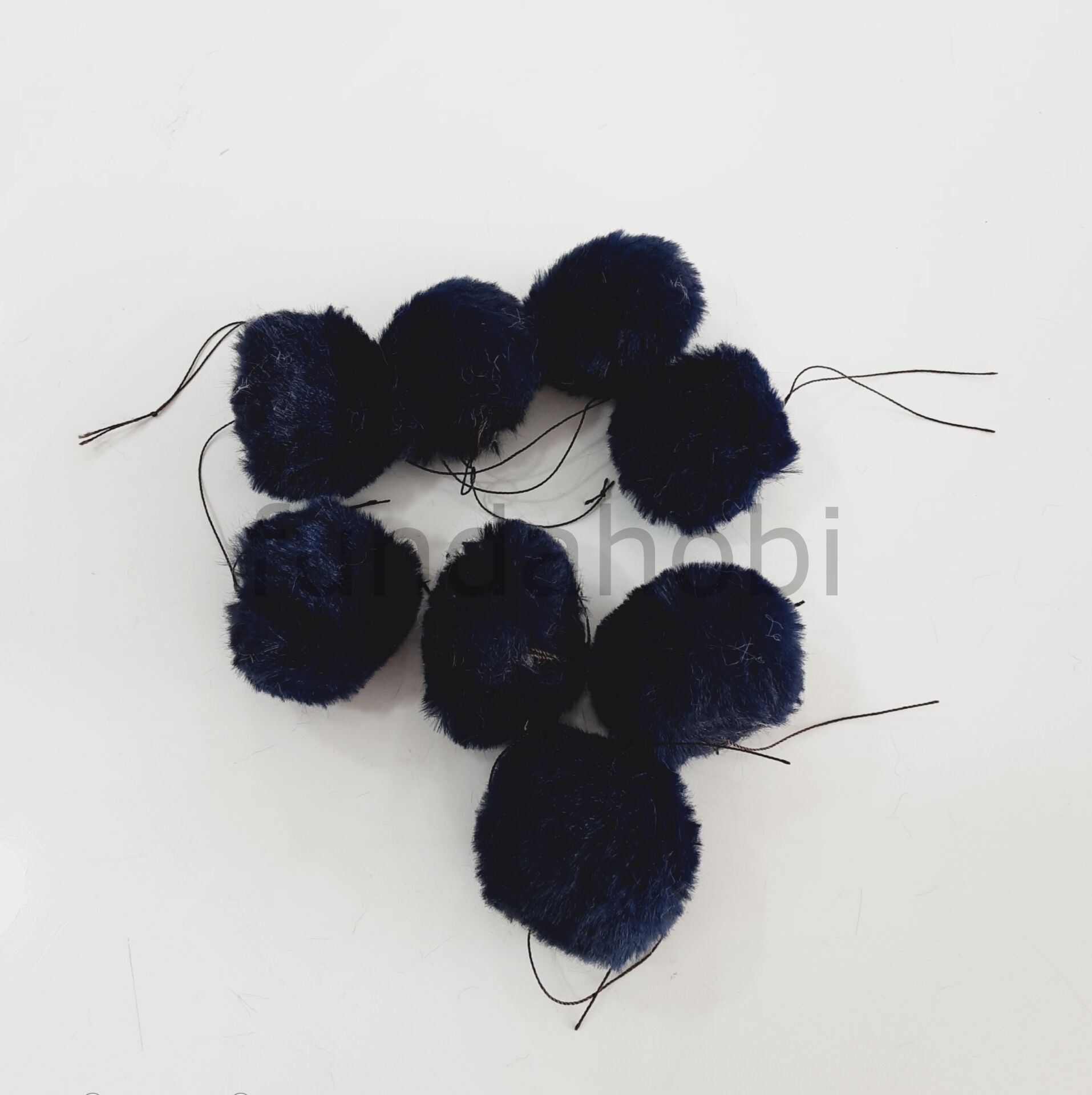 Peluş Ponpon-Lacivert 3 cm