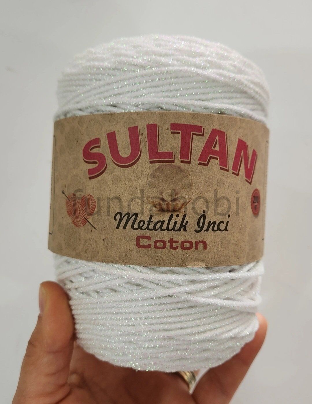 Sultan Metalik İnci Cotton İp