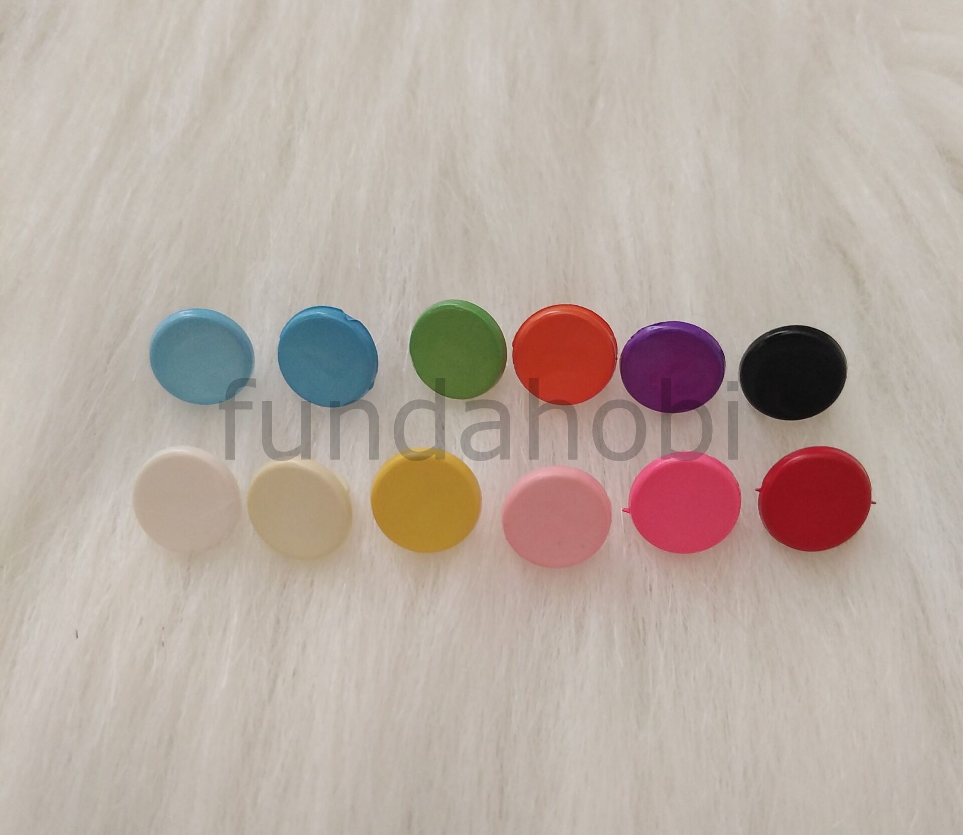 6 mm Bonibon Düğme (Plastik)