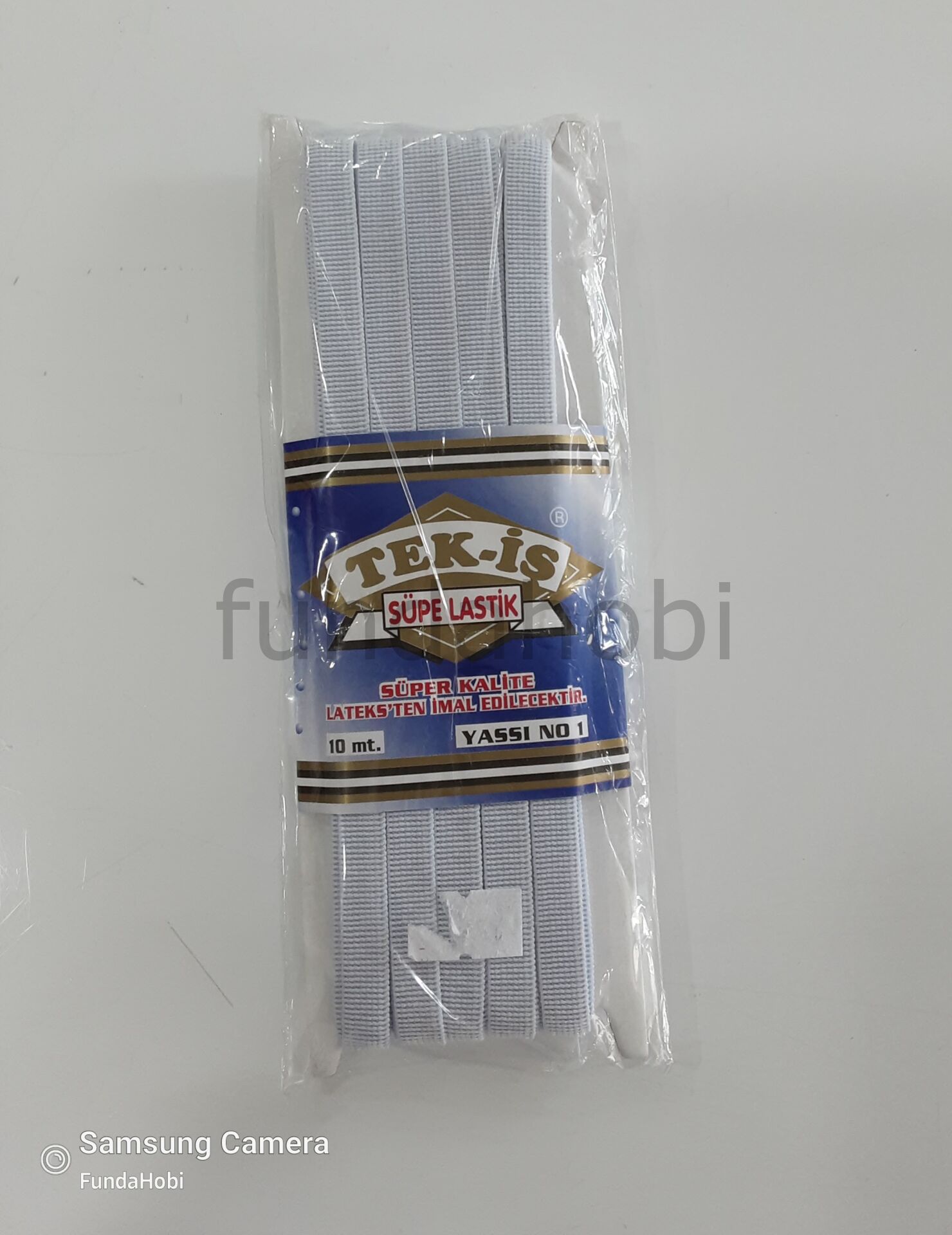 Tek-İş Yassı Süpe Lastik no.1 Beyaz