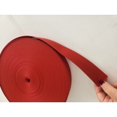 Şerit Kolon Polyester Çanta Askısı 4 cm -Kırmızı