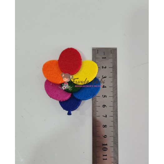 Keçe Figür-Renkli Balonlar