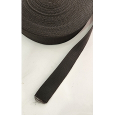 Şerit Kolon Polyester Çanta Askısı 4 cm -Siyah
