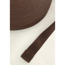 Şerit Kolon Polyester Çanta Askısı 4 cm -Kahverengi