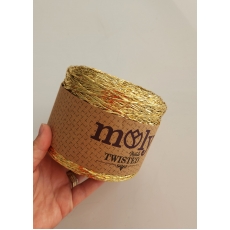 Moly Metalik Bükümlü Sim İp-Gold