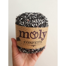 Moly Confetti-SiyahGri