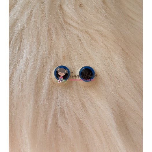 12mm İthal Amigurumi Göz (Mavi)