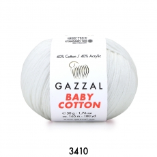 Gazzal Baby Cotton 3410-KırıkBeyaz