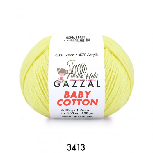 Gazzal Baby Cotton 3413-AçıkSarı