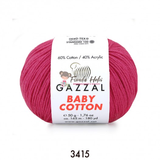 Gazzal Baby Cotton 3415-Fuşya