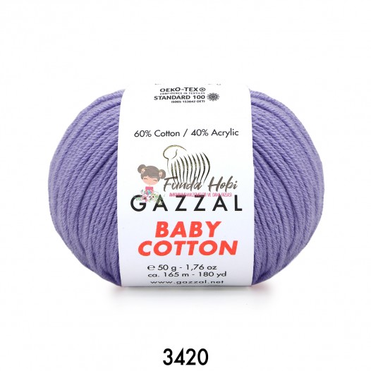 Gazzal Baby Cotton 3420-Lila