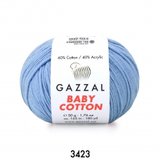 Gazzal Baby Cotton 3423-AçıkMavi