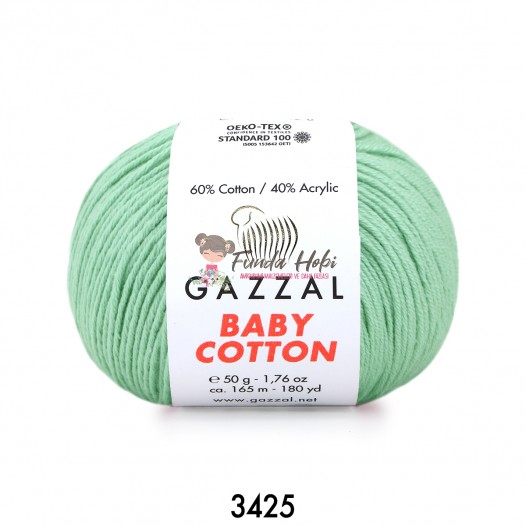 Gazzal Baby Cotton 3425-Mint
