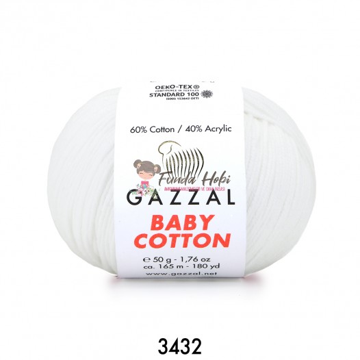 Gazzal Baby Cotton 3432-Beyaz