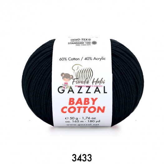 Gazzal Baby Cotton 3433-Siyah