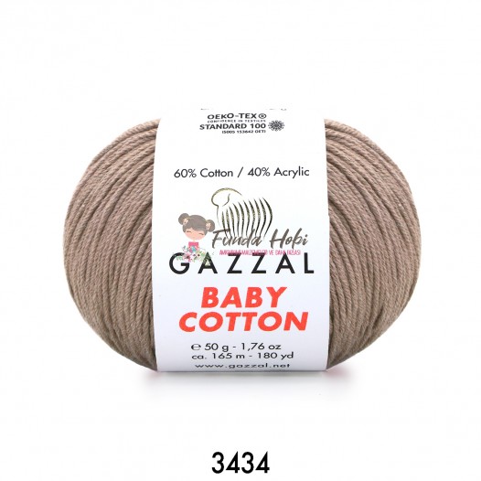 Gazzal Baby Cotton 3434-AçıkKahve