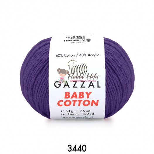 Gazzal Baby Cotton 3440-Mor