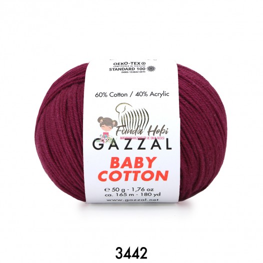 Gazzal Baby Cotton 3442-Bordo