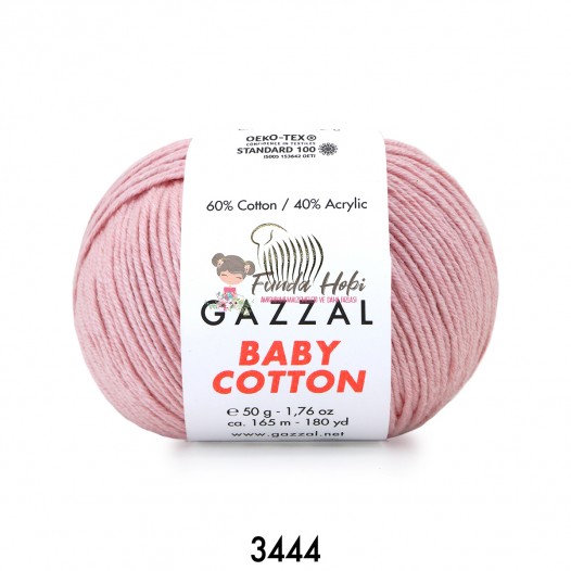 Gazzal Baby Cotton 3444-Pembe