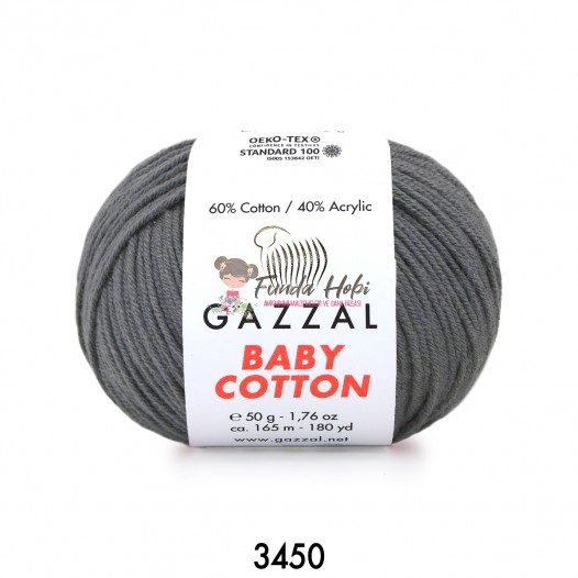Gazzal Baby Cotton 3450-Füme