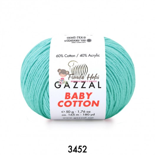 Gazzal Baby Cotton 3452-AçıkTurkuaz