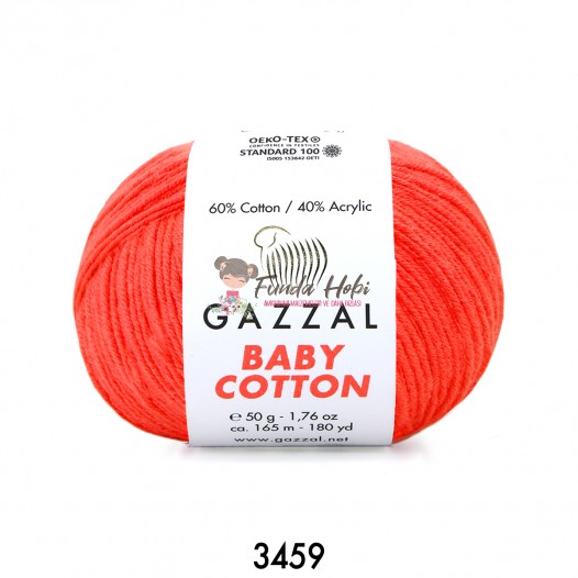 Gazzal Baby Cotton 3459-NeonTuruncu