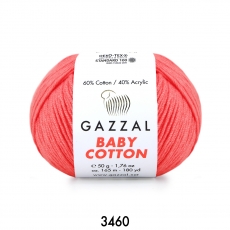 Gazzal Baby Cotton 3460-NeonPembe