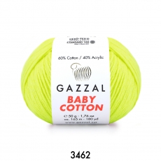 Gazzal Baby Cotton 3462-NeonSarı