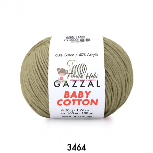 Gazzal Baby Cotton 3464-Yosun