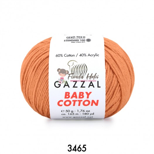 Gazzal Baby Cotton 3465-Şeftali