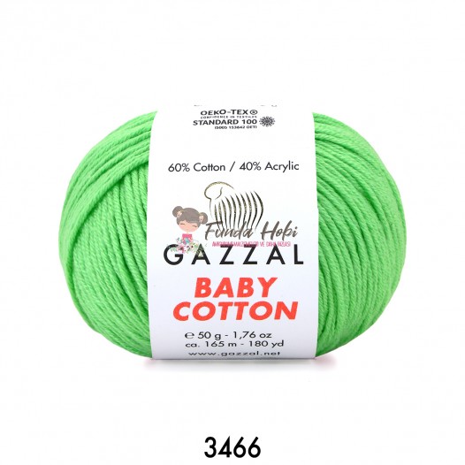 Gazzal Baby Cotton 3466-PastelYeşil