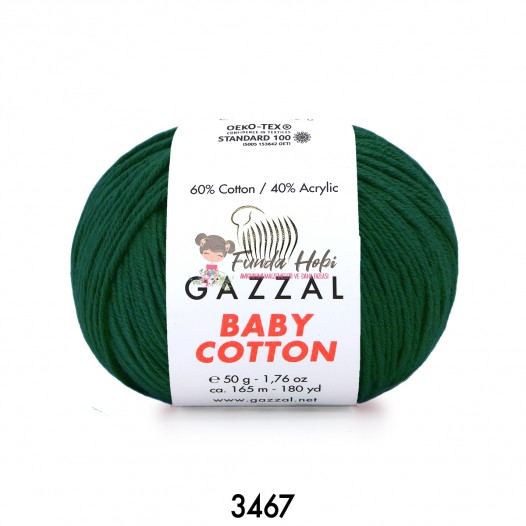 Gazzal Baby Cotton 3467-Zümrüt