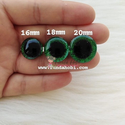 Yeşil Simli Göz (16mm-18mm-20mm)-YENİ